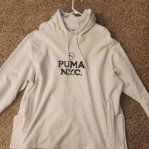 Puma NYC White Hoodie - XXL Mens